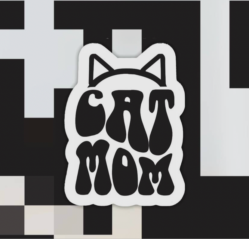 Cat Mom Sticker