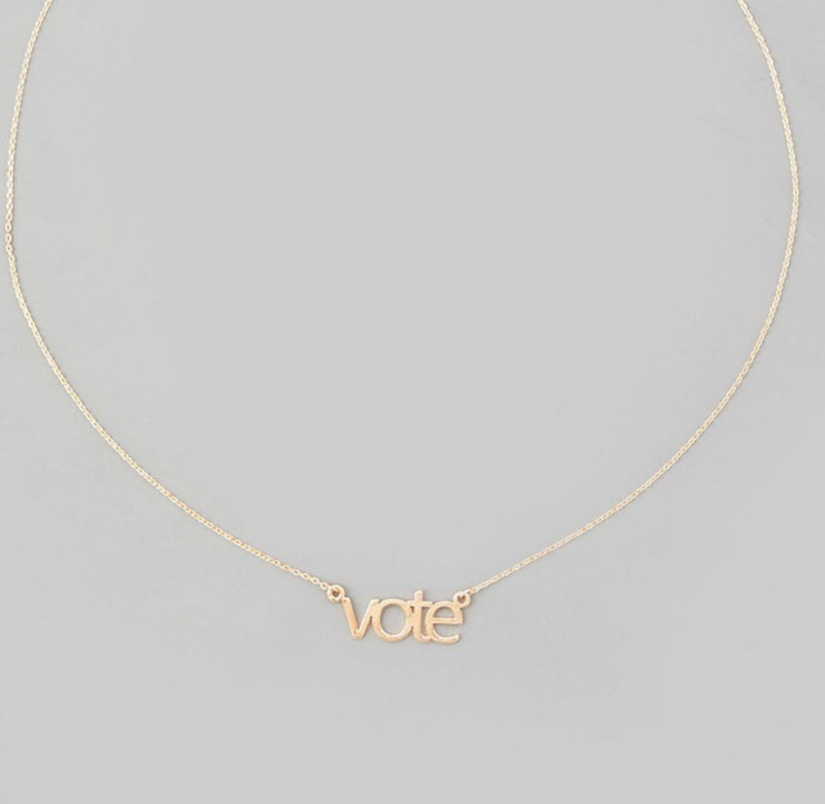 Vote Necklace