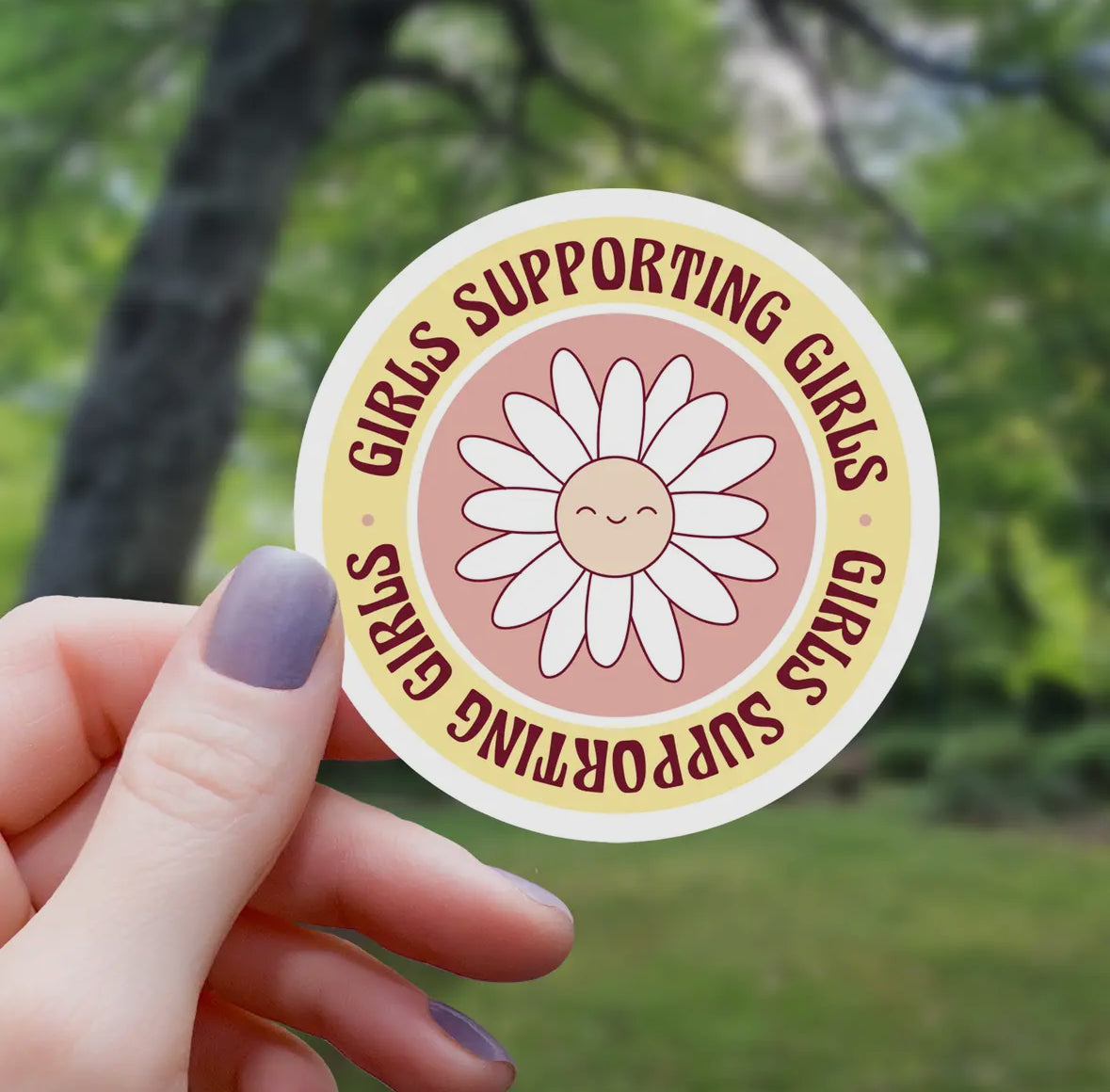 Girls Supporting Girls Sticker