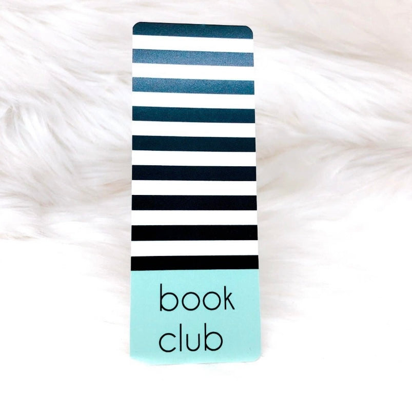 Book Clube Stripe Bookmark