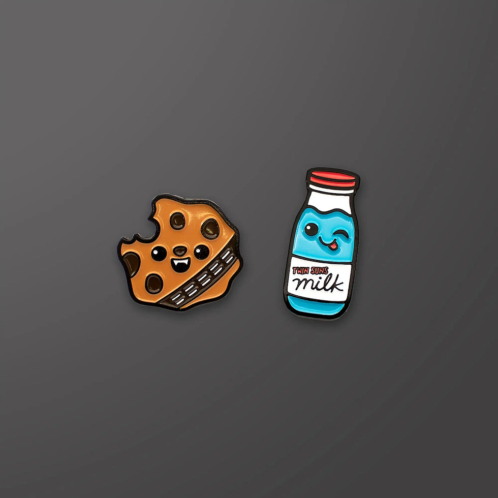 Wookie Cookie & Blue Milk Pin Set