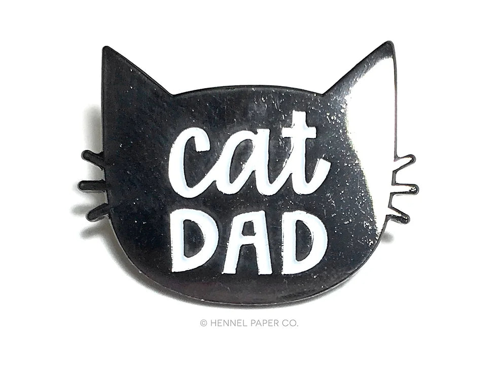 Cat Dad Pin