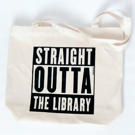 Straight Outta the Library Tote Bag