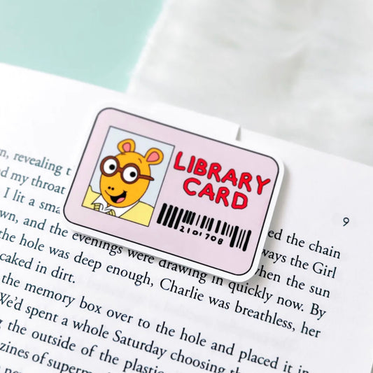 Library Card Magentic Bookmark