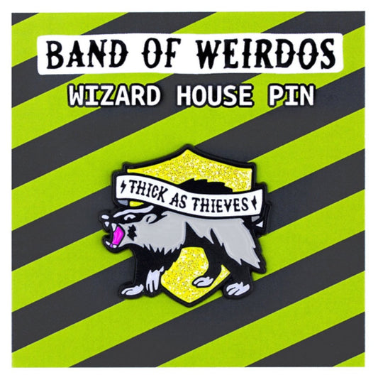 Badger Wizard House Pin