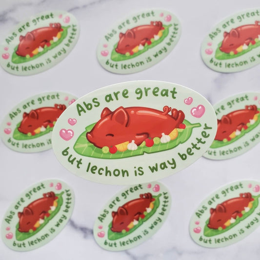 Abs vs. Lechon Sticker