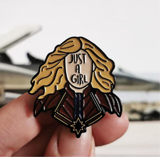 Just A Girl Capt. Carol Pin